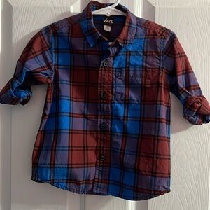 Tea collection plaid shirt
